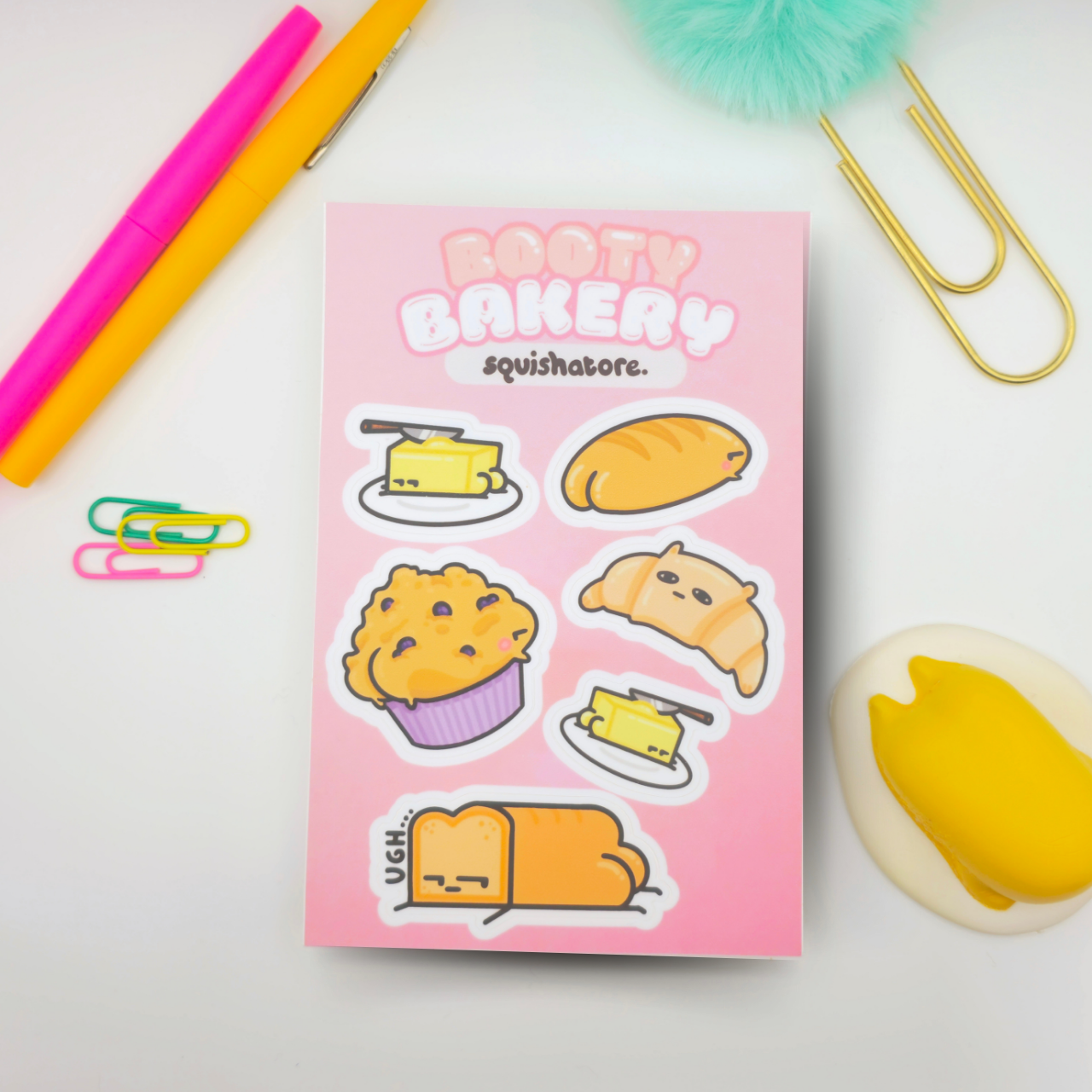 Booty Bakery Sticker Sheet