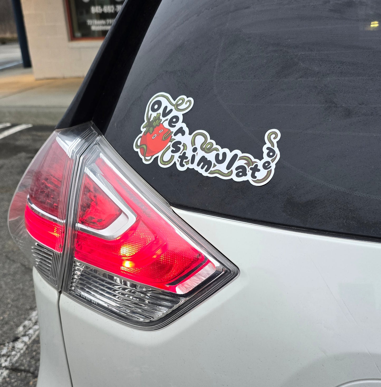 Overstimulated Bumper Sticker