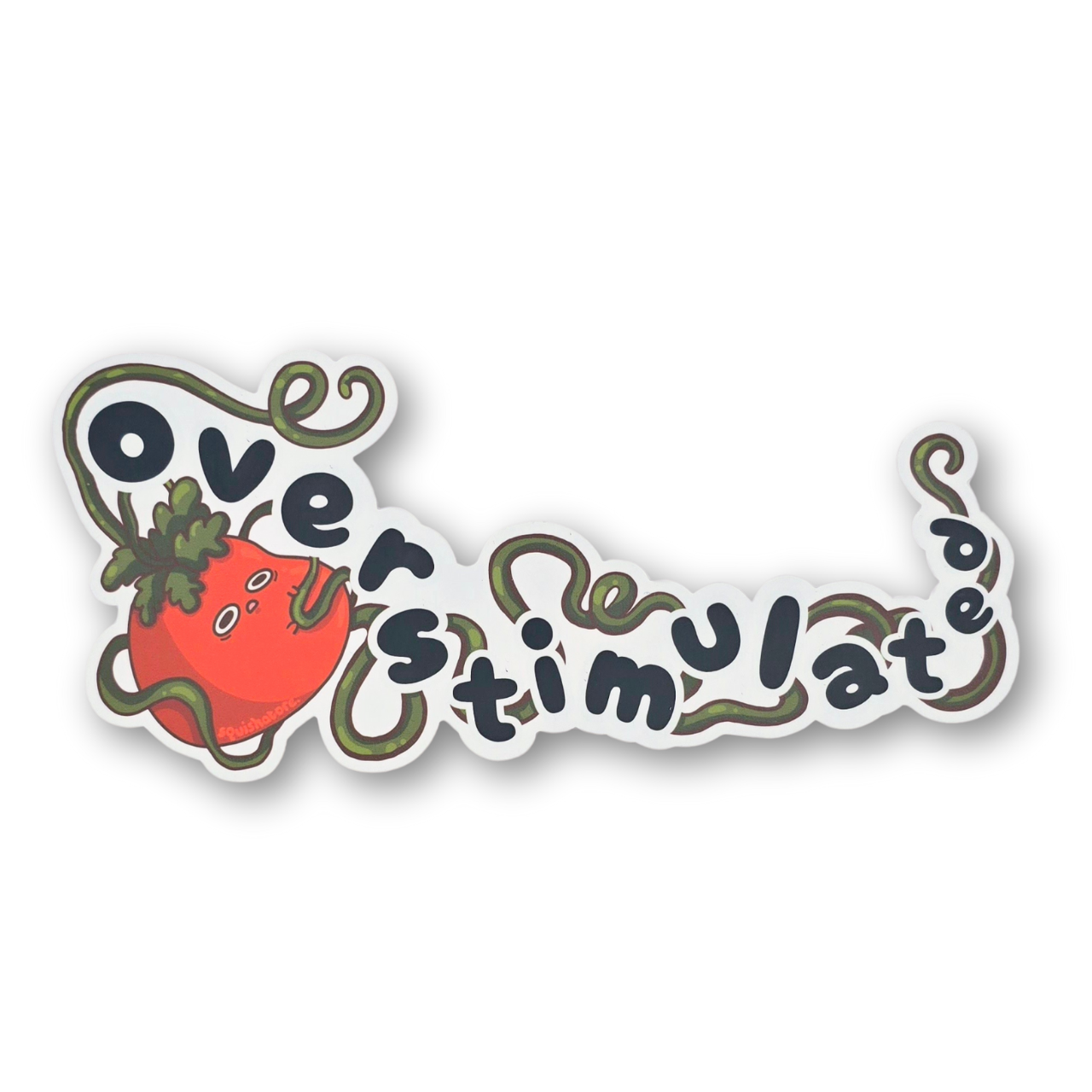 Overstimulated Bumper Sticker