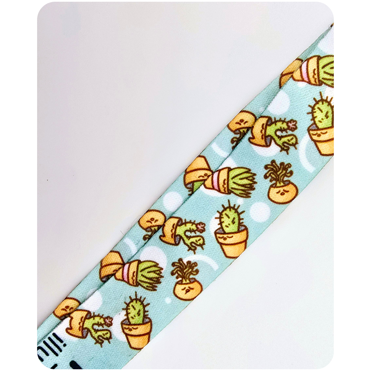 Kawaii Cactus Lanyard