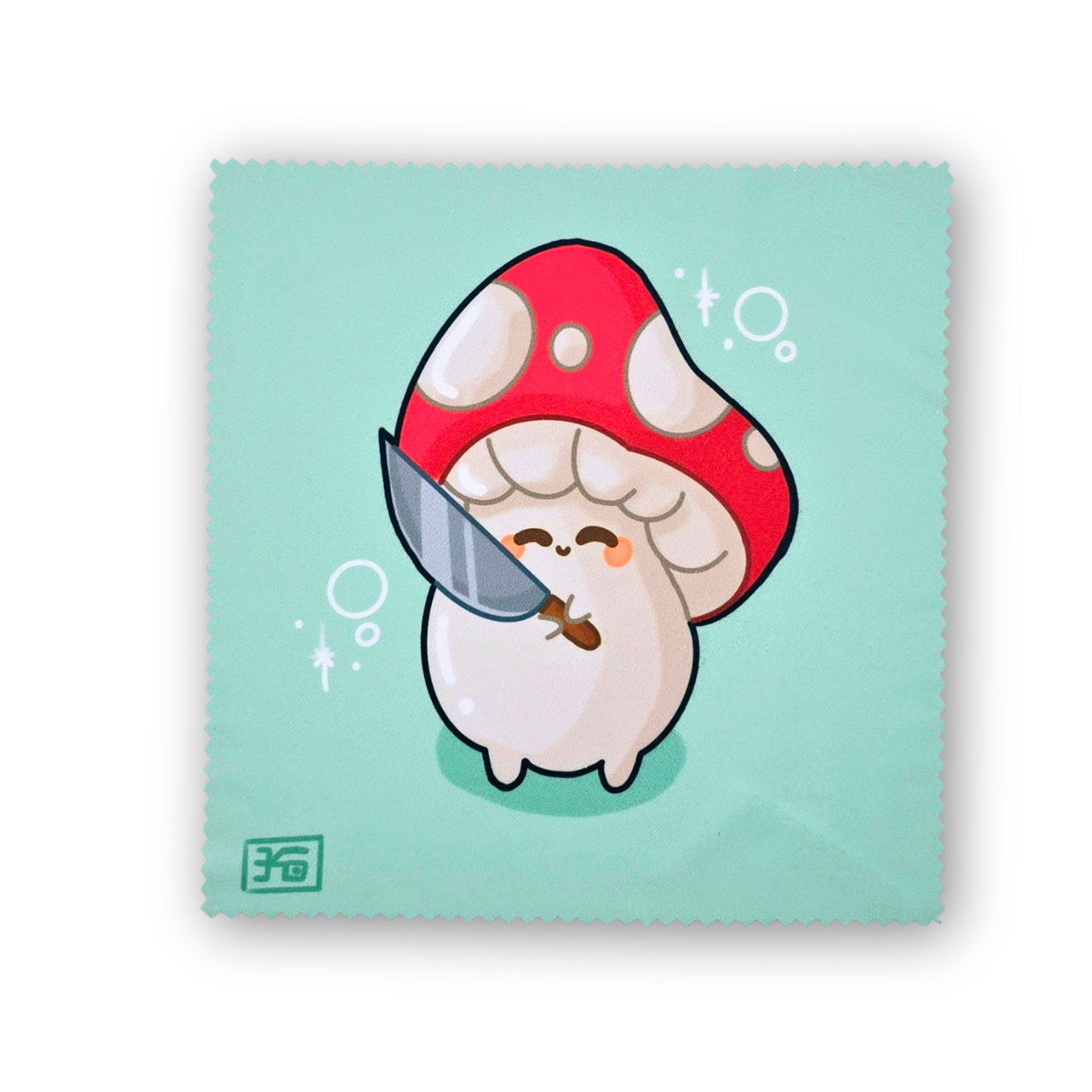 Stabby mushroom Microfiber cloth