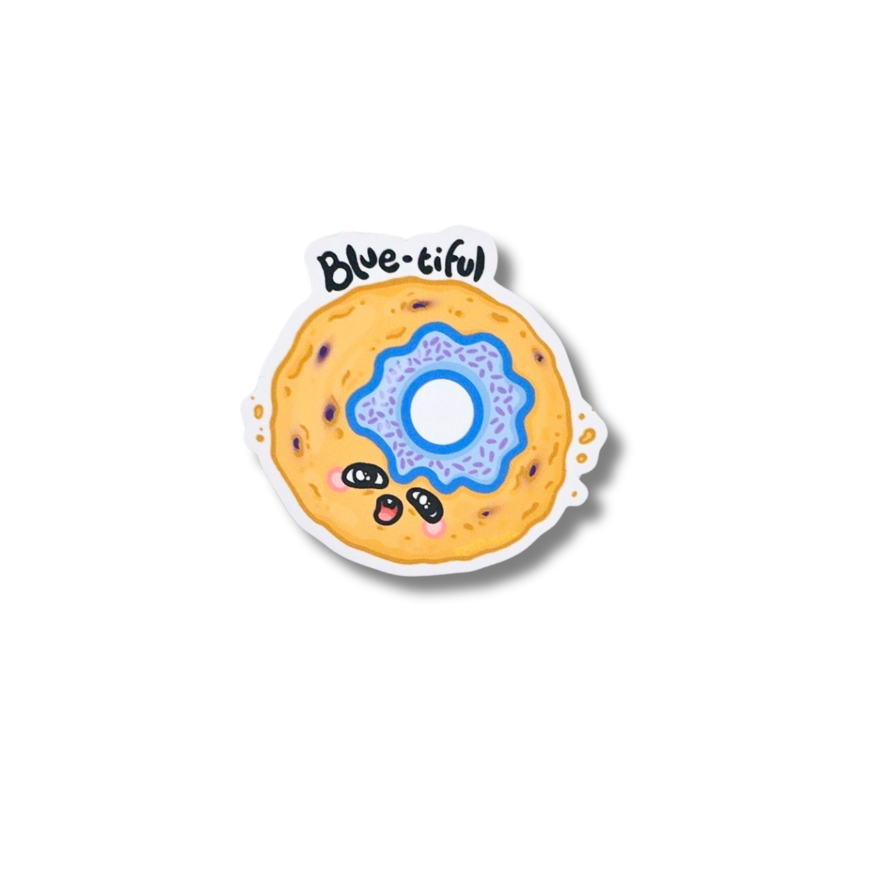 Blueberry Donut Magnet
