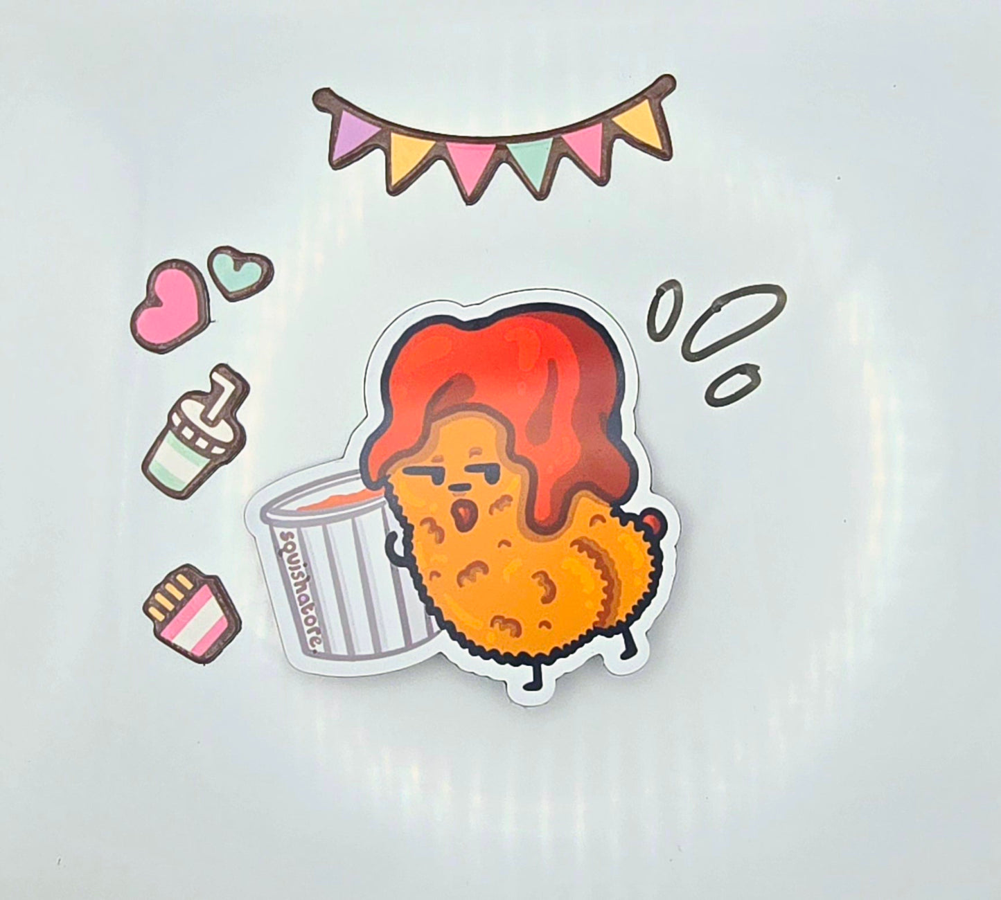 Ketchup Covered Nugget Magnet