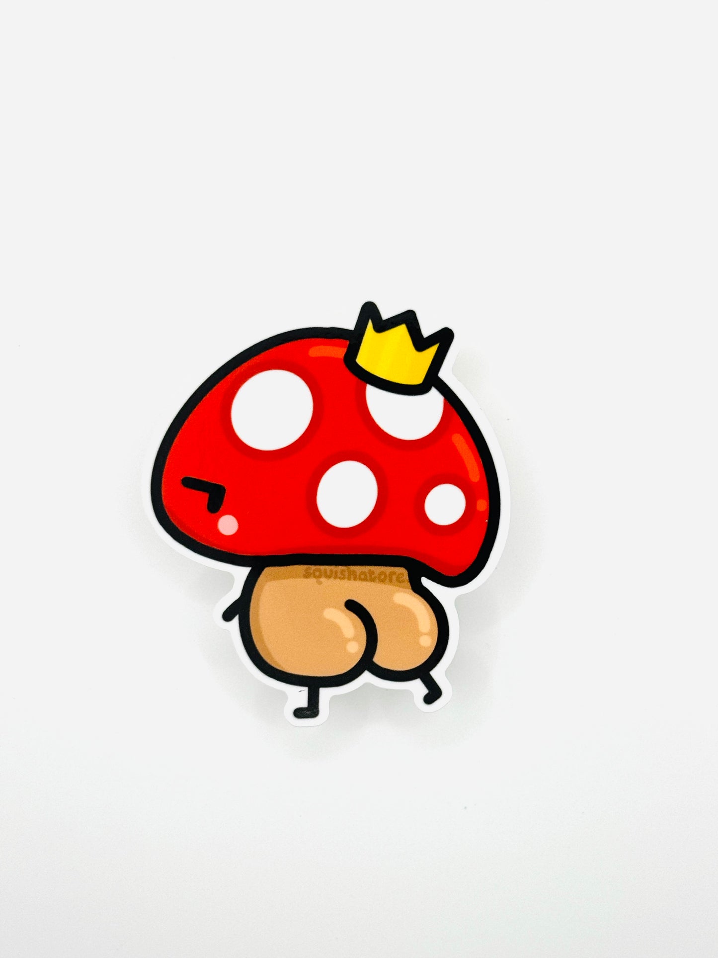 Bootyshroom Diecut Vinyl Sticker