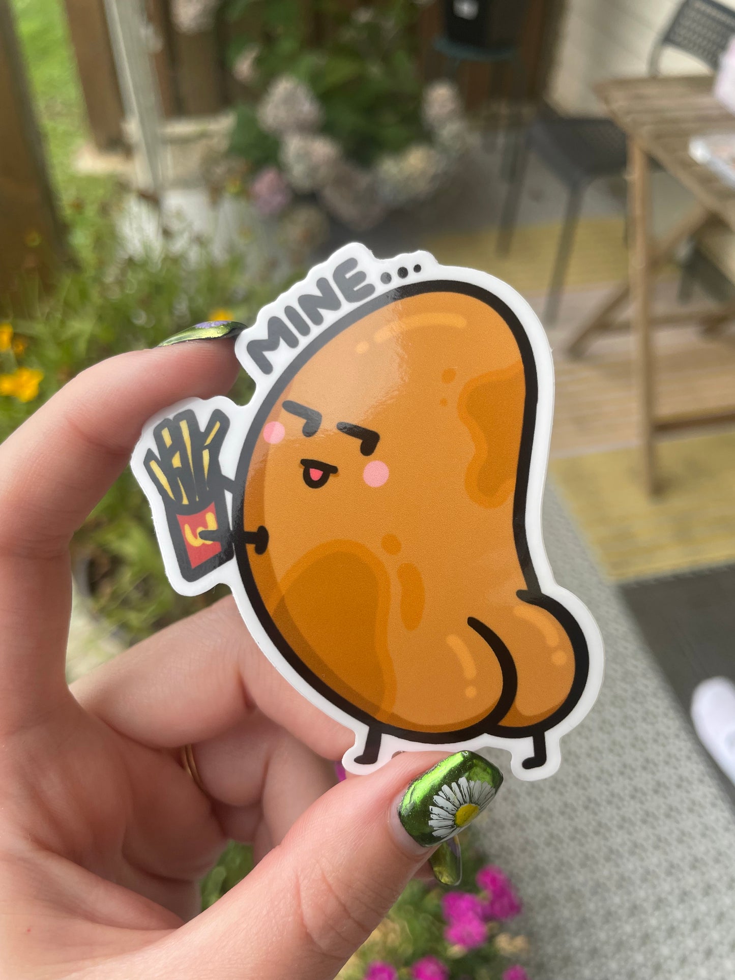 Butttato Diecut Vinyl Sticker