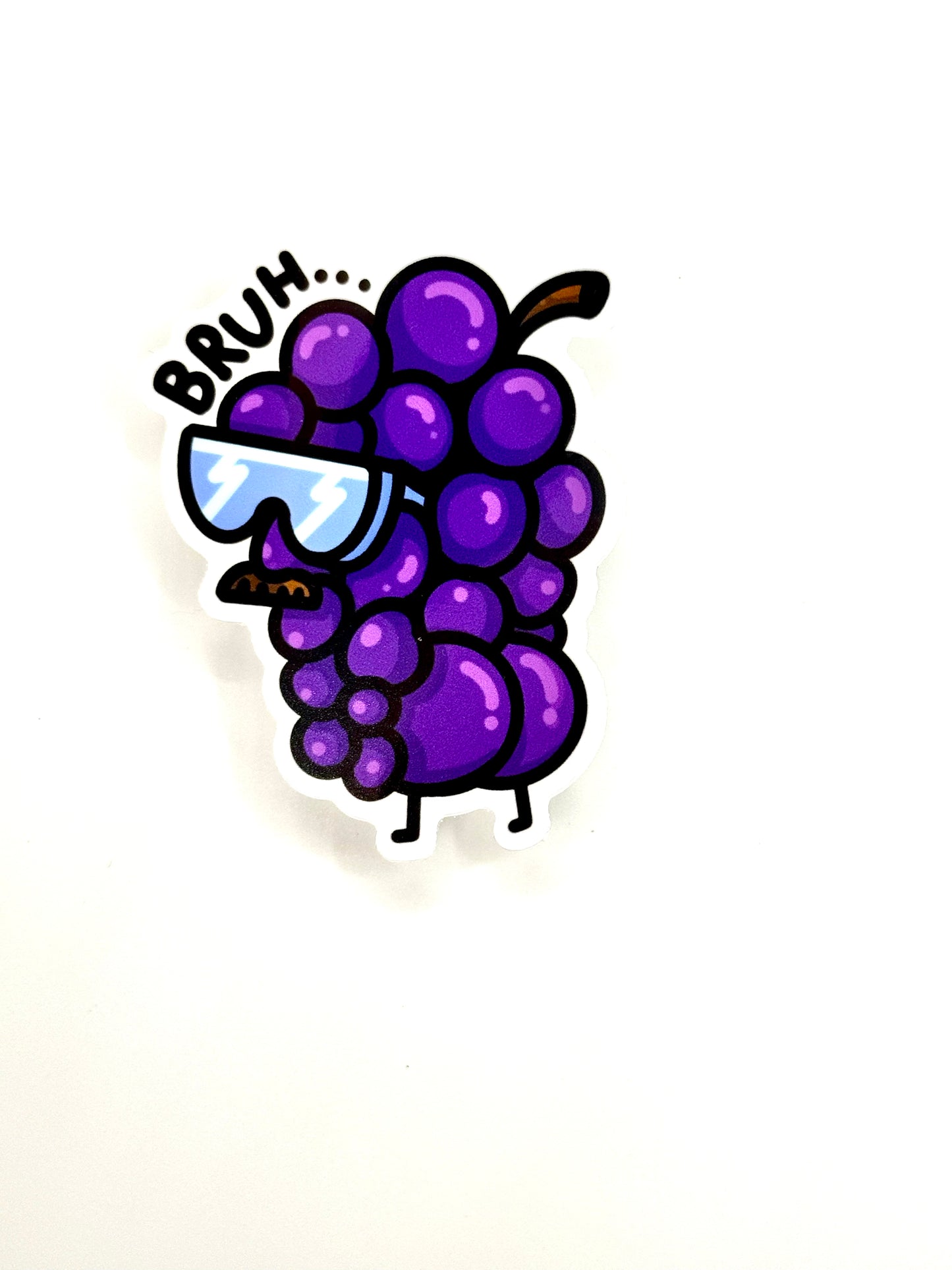 Diecut Vinyl Grape Sticker