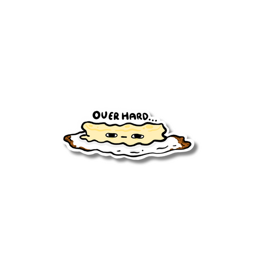 Overeasy Egg Sticker
