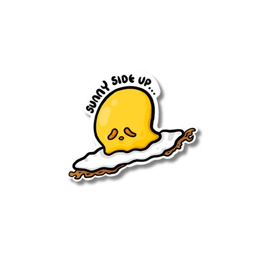 Sunny side up egg sticker